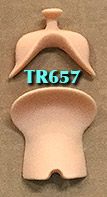 TR657 Western Saddle Tree Set - Thunderbolt/Small 1:6 Scale