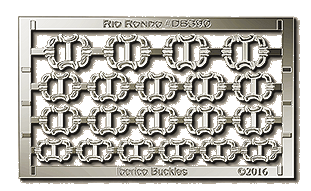 Silver color Iberian Buckles DB390s
