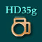 HD35g Trad 3-slotted ring