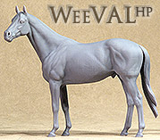 WeeValHP - Bijoux Scale Stallion Machine Printed Sculpture