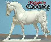 Knightly Cadence - Morgan Stallion Resin-Cast Sculpture