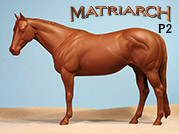 Matriarch P2 - Stock Horse Mare Resin-Cast Sculpture