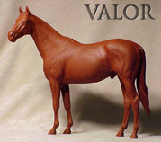 Valor - Thoroughbred Stallion Resin-Cast Sculpture