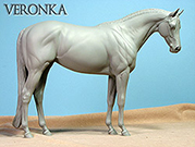Veronka - Thoroughbred Mare Resin-Cast Sculpture
