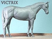 Victrix - Thoroughbred Mare Resin-Cast Sculpture