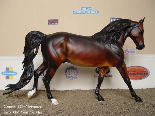 Knightly Cadence Painted by Corrie McDermott