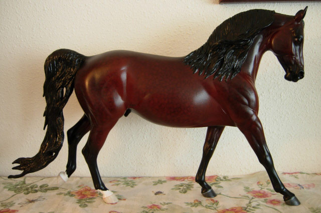 Knightly Cadence Painted by Janet Davis