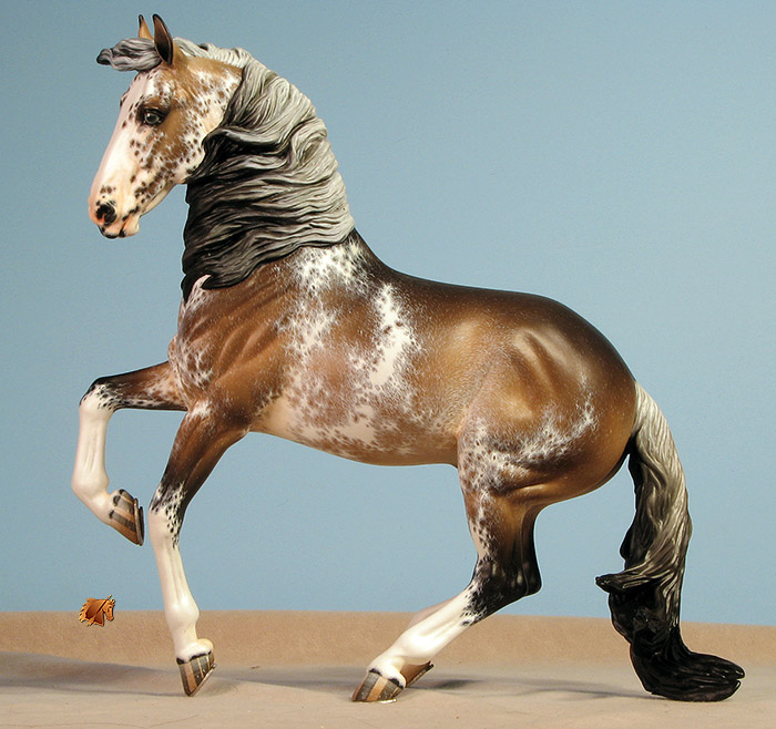 Breyer Alborozo painted by C. Williams
