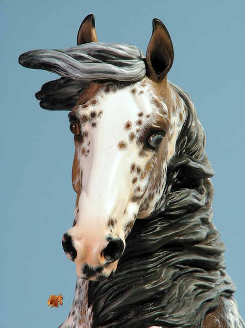 Breyer Alborozo painted by C. Williams