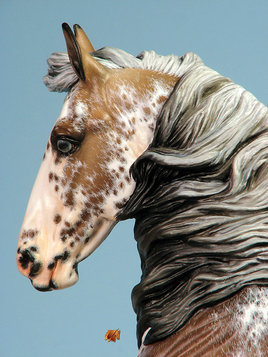 Breyer Alborozo painted by C. Williams