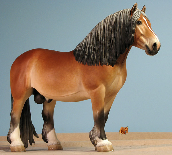 Sanders Arvakr painted by C. Williams