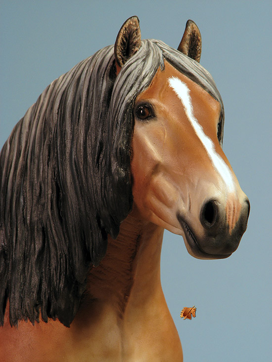 Sanders Arvakr painted by C. Williams