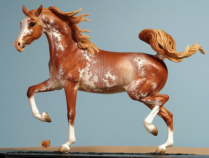Breyer Weathergirl Custom work by Rayvin Maddock painted by C. Williams