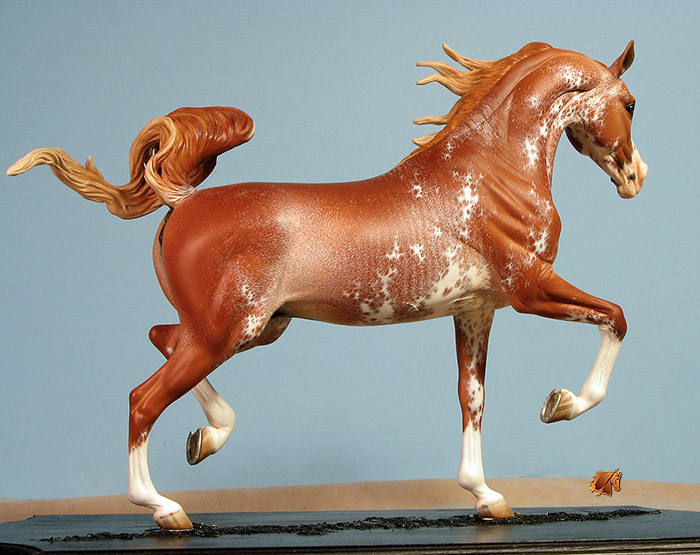 Breyer Weathergirl Custom work by Rayvin Maddock painted by C. Williams