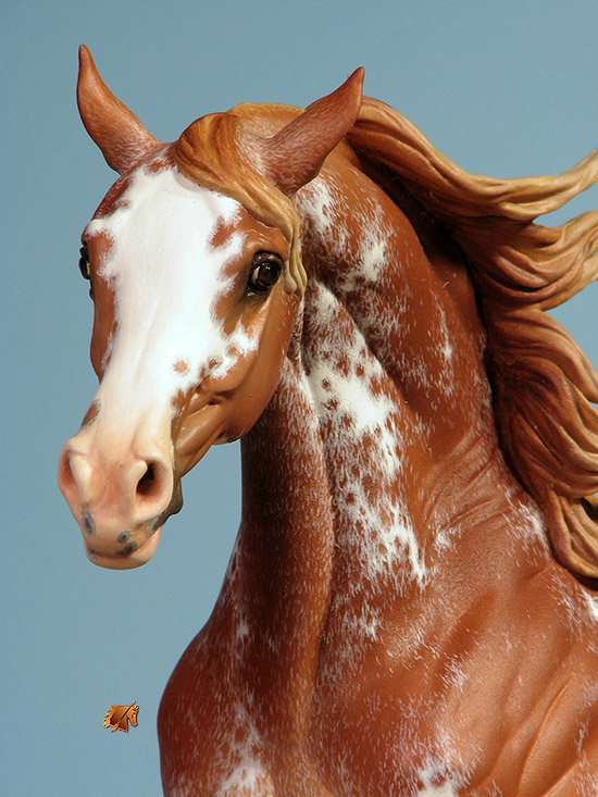 Breyer Weathergirl Custom work by Rayvin Maddock painted by C. Williams