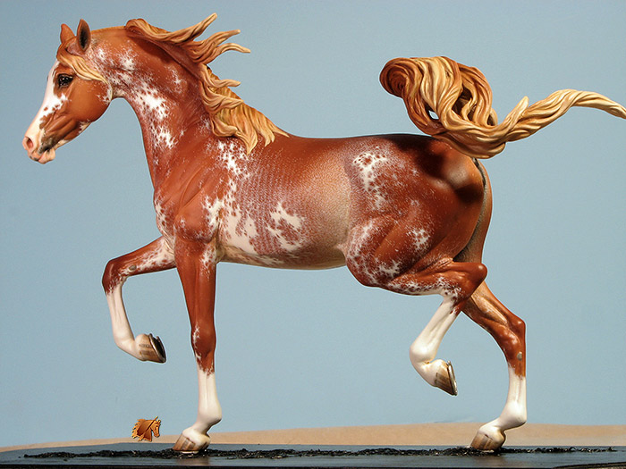 Breyer Weathergirl Custom work by Rayvin Maddock painted by C. Williams