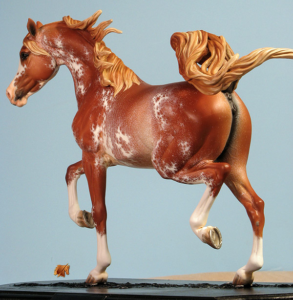 Breyer Weathergirl Custom work by Rayvin Maddock painted by C. Williams