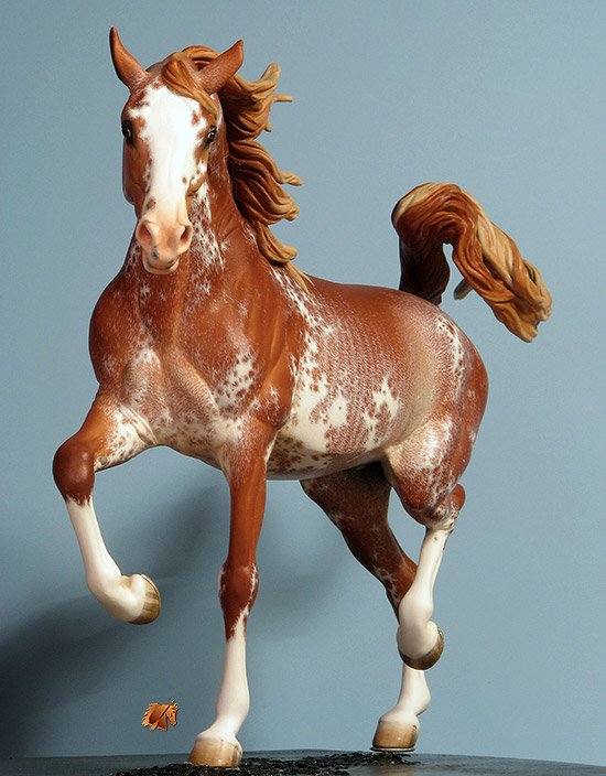 Breyer Weathergirl Custom work by Rayvin Maddock painted by C. Williams