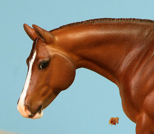 Vingerling Lola painted by C. Williams