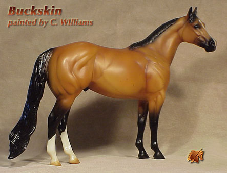 Unique ISH Spattered Buckskin by C Williams