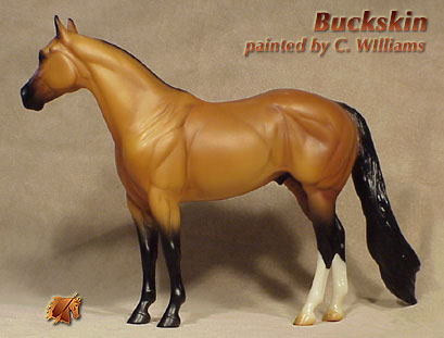 Unique ISH Spattered Buckskin by C Williams