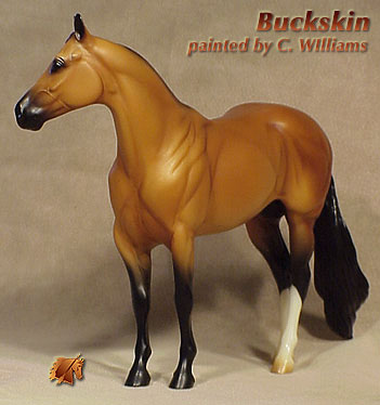 Unique ISH Spattered Buckskin by C Williams