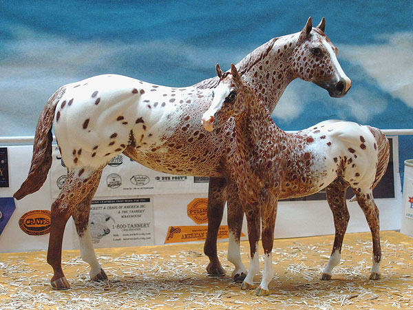 Weanling Painted by Uschi Huppman