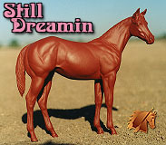Still Dreamin - Stock Horse Filly Resin-Cast Sculpture