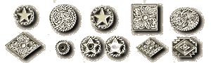 Assorted Scale Miniature Conchos