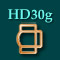 HD30g Trad 3-slotted ring