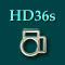 HD36s Classic 2-slotted ring