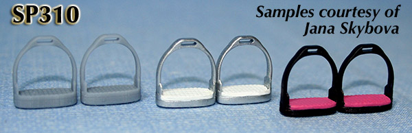 SP310 Painted English Stirrups - Trad Scale