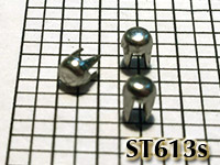 ST613s Silver domed 3/32 round studs
