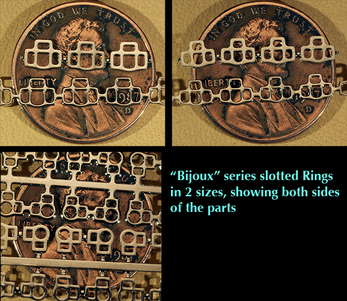 Bijoux Slotted Rings