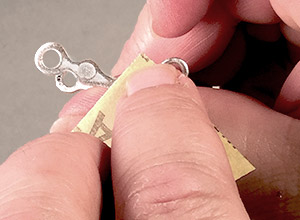 Step 4b - Sanding the Shanks