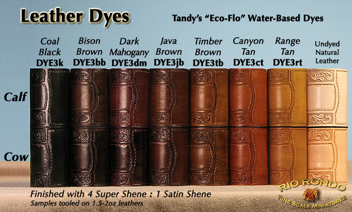 Tandy Eco-Flo Leather Dye Colors