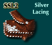Silver Lacing for Model Horse Saddles