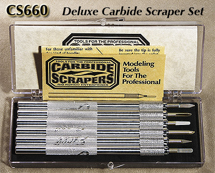CS660 Deluxe Carbide Scraper Set